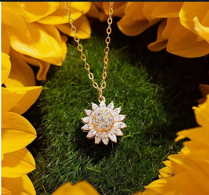 COLLAR GIRASOL GIRATORIO ANTIESTRÉS- ERES MI SOL